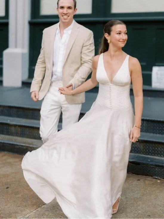 Reformation Arianwen Satin Dress NWT - Picture 8 of 8